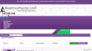 Online Psychics & Live Online Psychic Readings - Meet Your Psychic