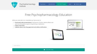 Free Psychopharmacology Education - Psychopharmacology Institute