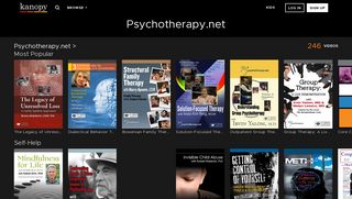 Psychotherapy.net | Kanopy