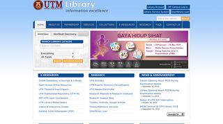 UTM Library – information excellence