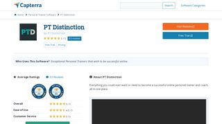 PT Distinction Reviews and Pricing - 2019 - Capterra