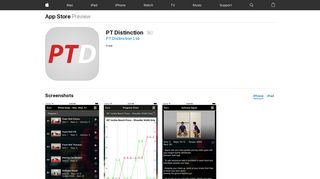 PT Distinction on the App Store - iTunes - Apple