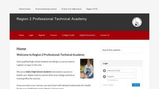 Home - Region 2 Professional Technical Academy