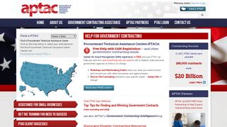 Help for Government Contracting - APTAC - Association of ...