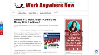 What Is PTC Bank About? Could Make Money Or Big Scam? | Work ...