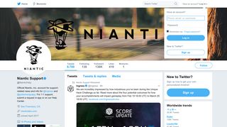 Niantic Support (@NianticHelp) | Twitter