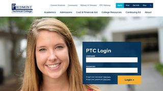 PTC Pathway | Login - Piedmont Technical College