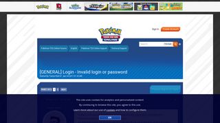 [GENERAL] Login - Invalid login or password - Technical Support ...
