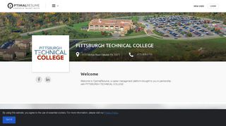 Optimal Resume at PITTSBURGH TECHNICAL COLLEGE