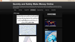 Quickly and Safely Make Money Online: PTC Urdu
