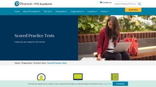 Scored Practice Tests | PTE Academic