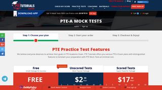 PTE Academic – Unscored & Scored Tests | Evaluation with Score Card