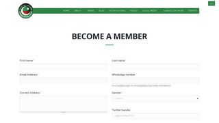 Become a member | Pakistan Tehreek-e-Insaf
