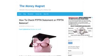 How To Check PTPTN Statement or PTPTN Balance? - The Money ...