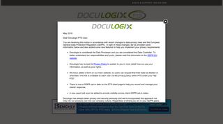 Doculogix PTS Login