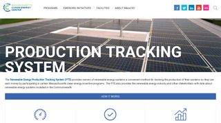 Production Tracking System | MassCEC