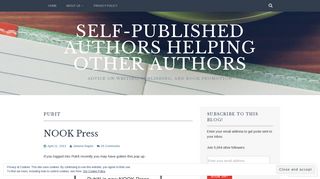 PubIt – Self-Published Authors Helping Other Authors