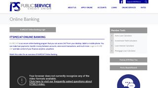 Online Banking Public Service Credit Union