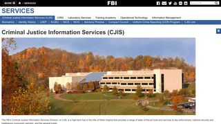 Criminal Justice Information Services (CJIS) — FBI