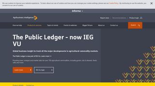 The Public Ledger Now IEG VU | Agribusiness Intelligence