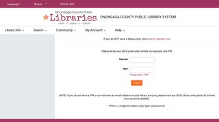 Onondaga County Public Library System