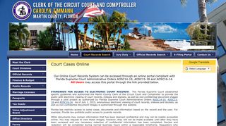 Court Records Search - Martin County Clerk of Court