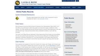 Official Records - LAURA E. ROTH | Clerk of the Circuit Court, Volusia ...