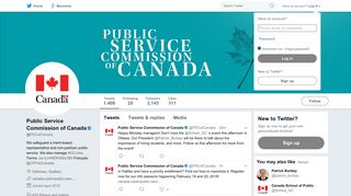 Public Service Commission of Canada (@PSCofCanada) | Twitter