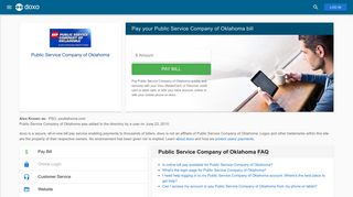 Public Service Company of Oklahoma (PSO): Login, Bill Pay ... - Doxo