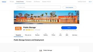 Public Storage Careers and Employment | Indeed.com