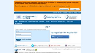 Log in - Public Contracts Scotland