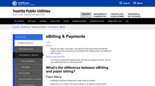 Log in/Sign up - eBilling — Seattle Public Utilities - Seattle.gov