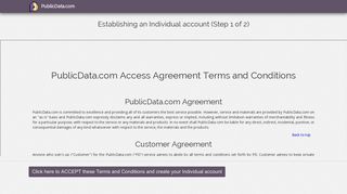 PublicData.com [ ACCOUNT SignUp ]