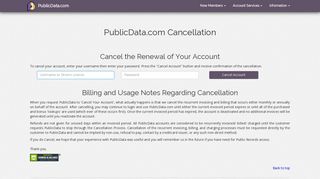 PublicData.com | Cancellation