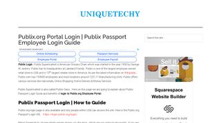 Publix Passport Employee Portal Login | login.publix.org Oasis