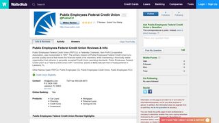Publix Employees Federal Credit Union Reviews - WalletHub
