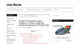 PUBLIX Passport Login – Guides to Publix Login for Publix Employee ...
