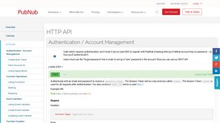 HTTP API | PubNub