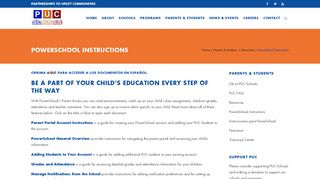 PUC Schools | PowerSchool Instructions