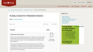 Pueblo Bonito Premier weeks - - Timeshare Exchanges Discussion ...