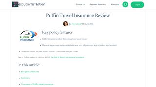 Puffin Travel Insurance Review - Bought By Many