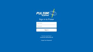 Login - Pulsar