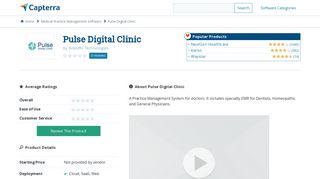 Pulse Digital Clinic Reviews and Pricing - 2019 - Capterra