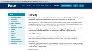 Pulse jobs | Nursing agency | Staffing
