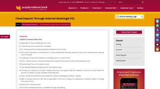 Internet Banking | Punjab National Bank - Personal Banking