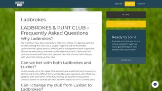 Ladbrokes – Punt Club