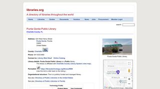 Punta Gorda Public Library -- Charlotte County Library System