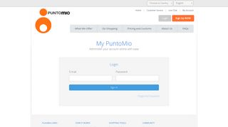 Login - PuntoMio