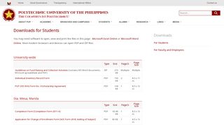 For Students - Polytechnic University of the Philippines
