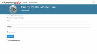Puppy Peaks Momentum – Handling360
